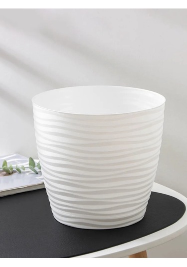 Idea Dünya Desenli 5,5 Litre Altlıklı Çiçek Saksısı" 147309698