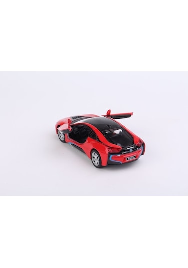 Kinsmart Bmw I8 - Çek Bırak 5inch. Lisanslı Model Araba, Oyuncak Araba 1:36