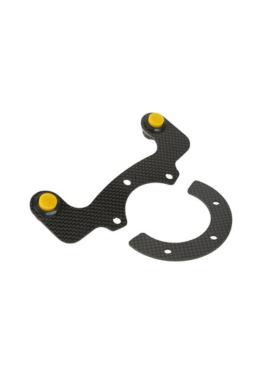 Reedark 6 Delikli Yarış Direksiyonu İçin Çift Butonlu Sarı Dışarıdaki Klakson Butonu Seti - Akrilik Ve Karbon Fiber Malzeme İle Araç Işıkları Veya Elektronik Aygıtlar İçin Modifikasyon