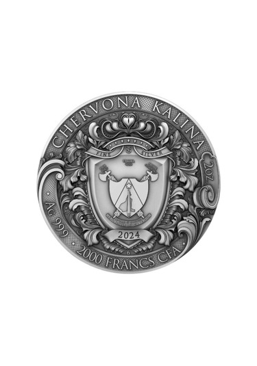 AgaKulche Chervona Kalina Birlik ve Güç Gümüş Sikke Coin