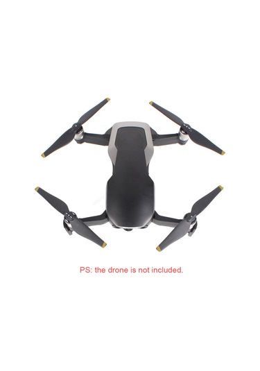 Gajeena Djı Mavic Air İçin 5332 Hızlı Montajlı Gold Kenarlı Propeller Seti 2 Çift - Dayanıklı Ve Kaliteli Uçuş Performansı