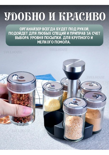 Svk&house Döner Baharat Düzenleyici 160939036 Siyah