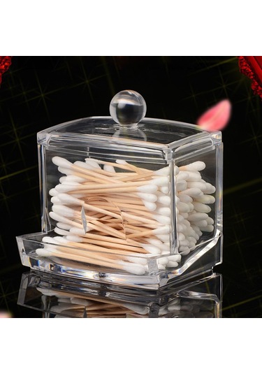 Dofolink Plastik Organize Kutusu - Tıraş Sapları Ve Kıyafet Aksesuarları İçin Şeffaf Saklama Kapsülü 85g, 90x80x80mm Şeffaf