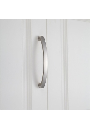 10 Adet Mobilya Kulpu, Gümüş Alüminyum Mutfak Dolabı Kapı Kolu Dolaplar İçin Mutfak Mobilya Kulpu, Delik Mesafesi 128 Mm