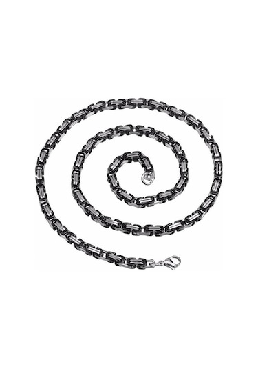 Kral Erkek Çelik Zincir Kolye 5 Mm 55 Cm 5 Renk Ck11 Beyaz