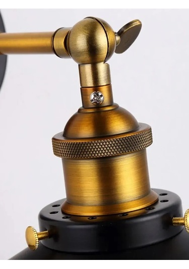 Yonlux Duvara Monte Lamba, Yatak Odası, Antre, Loft İçin E27contacto 443782448 Siyah