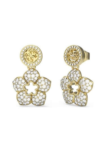 Guess Jgujube04471jwygtu Küpe Altın - Beyaz