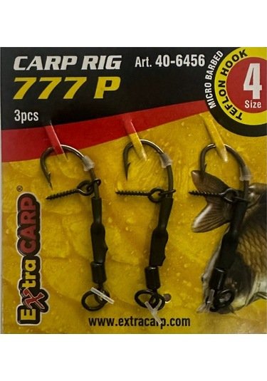 Extra Carp Rig 777P No:4 (3 adet)