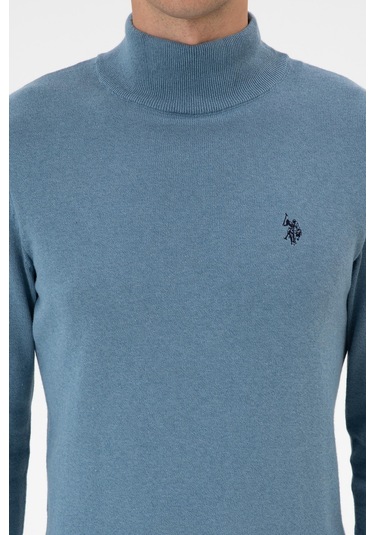 U.s. Polo Assn. Erkek Kazak /triko 50313712-vr251 Koyu Mavı Melanj