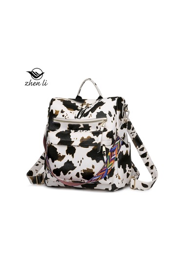 Xiyyadms Zhenli Şık Ve Konforlu Siyah Sırt Çantası - Büyük Kapasiteli Moda Kadın Çantası Çok Renkli