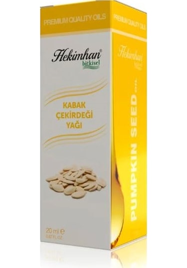 Hekimhan Bitkisel Kabak Çekirdeği Yağı 20 ML