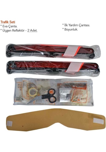 Carub Eva Çantalı Lüks Trafik Seti Belgeli Milenyum