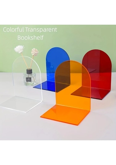 Sunshine011 2 Adet Turuncu Akrilik Kitap Standı - Masada Ve Kitaplıkta Minimalist Düzenleme Turuncu Sunshine011 2 Adet Turuncu Akrilik Kitap Standı - Masada Ve Kitaplıkta Minimalist Düzenleme Turuncu