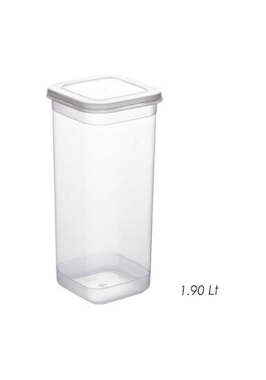 Porsima 432 12li Kare Erzak Bakliyat Saklama Kabı Takımı + Etiket