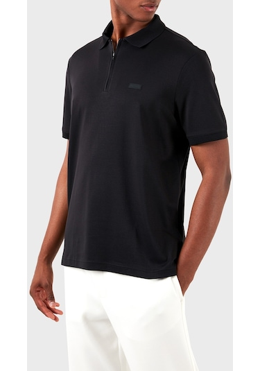 Calvin Klein Erkek Polo Yaka T Shirt K10k112754 Beh Siyah