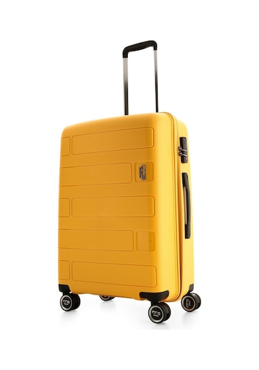 Ççs 5236 Polipropilen Büyük Boy Valiz-sarı Sarı
