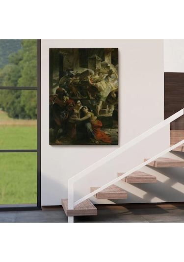 Pompeii'nin Son Günü Karl Pavlovich Bryullov Kanvas Tablo-6362