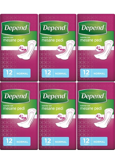 Depend Mesane Pedi Kadın Normal 72 Adet