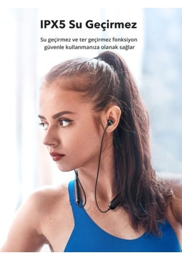 Enc Mikrofonlu Mıknatıslı Boyun Askılı Bluetooth Kulaklık Ipx5 5.2 Bt Tdrtr