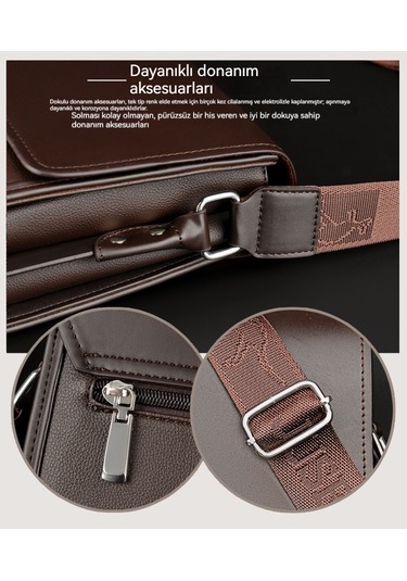 Erkek İş Evrak Çantası - Siyah