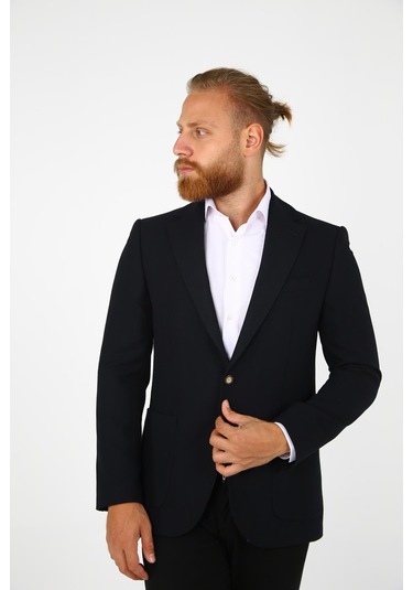 Brango 30148 Erkek Blazer Ceket Lacivert