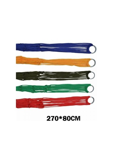 Kırmızı Plaj Hamak Taşınabilir Hamak Örgü Net Halat Açık Kamp Bahçe Salıncağı Asılı Yatak Kırmızı