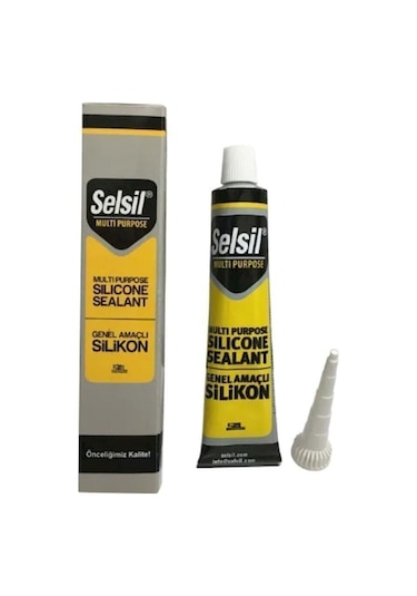 Selsil Silikon Tüp Şeffaf 50ml