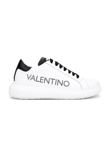 Mario Valentino Unisex Hakiki Deri Beyaz/siyah Sneakers & Spor Ayakkabı 1040 95b2302-y Ayk Y25 Whıte/black Beyaz  - Siyah