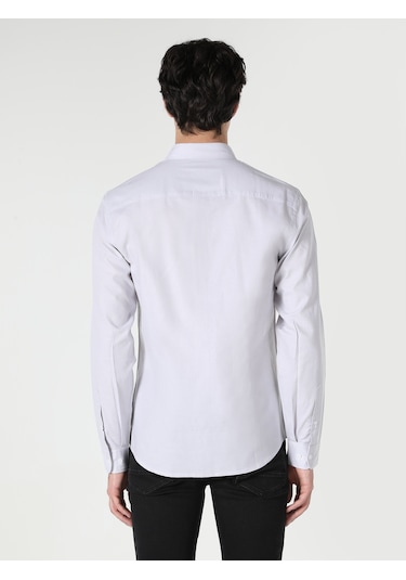 Colin's Slim Fit Taş Erkek Uzun Kol Gömlek CL1048576_Q1.V1_STN