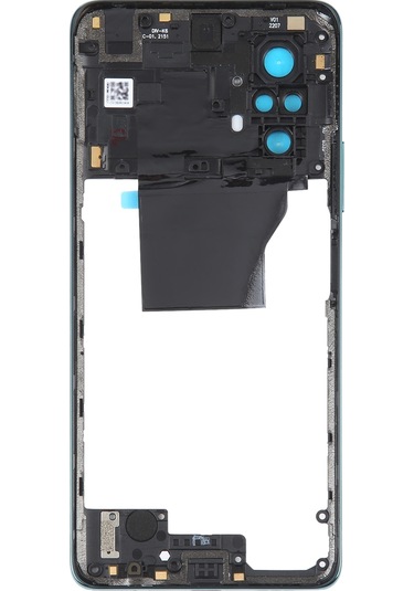 Xiaomi Redmi Note 10 Pro Max / Redmi Note 10 Pro / Redmi Note 10 Pro Hindistan İçin  Orta Çerçeve Çerçeve Plakası M2101k6p M2101k6g M2101k6ı Yeşil