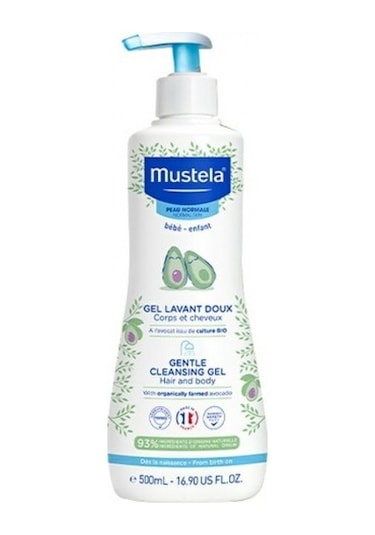 Mustela Gentle Cleansing Gel Yenidoğan Şampuan 500 Ml PKT.MUSTELA.009