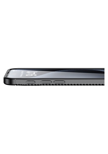 Apple  iPhone 16 Uyumlu   Zore Negro Silikon Kapak-siyah