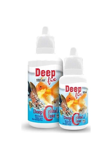 Deep Cristal Clear Akvaryum Su Berraklaştırıcı 50 ML
