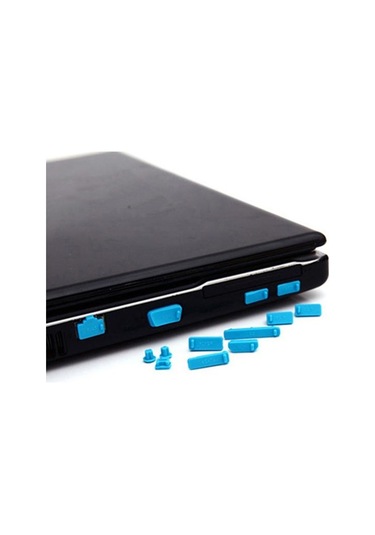 Turuncu 13 Adet Evrensel Renkli Dizüstü Dizüstü Silikon Anti Toz Bağlantı Noktaları Kapak Fiş Stoper