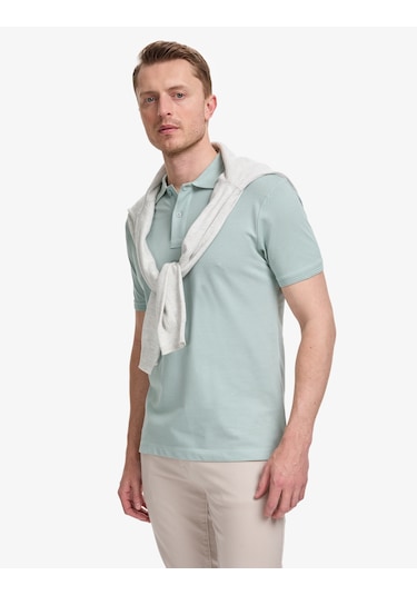 Pierre Cardin Erkek Koyu Mint Tişört Basic 50321128-vr152