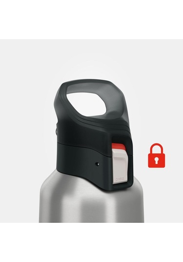 Quechua Outdoor Paslanmaz Çelik Termos - 0,8 L - Pratik Kapak - Beyaz - 900