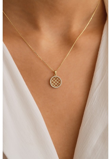 Sefa Gold 14 Ayar Altın Petek Kolye