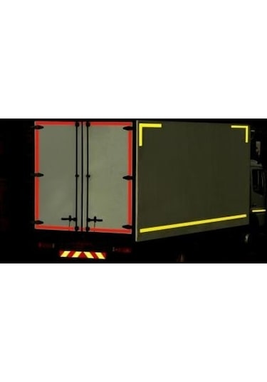 Tüvtürk Onaylı Reflektör Fosforlu Şerit Bant 5.5 Cm 5-10-25-50...