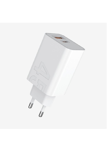 Linktech T462e Eco 45w Pd3.0 Qc4.0 Dual Şarj Adaptörü Beyaz