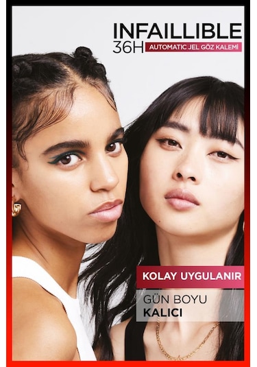 L'Oreal Paris Infaillible Automatic Jel Göz Kalemi - Mat Siyah