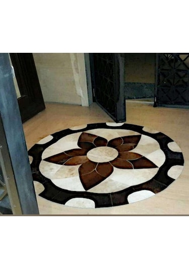 Deri Love Özel Tasarım Doğal Deri Halı (517155722)