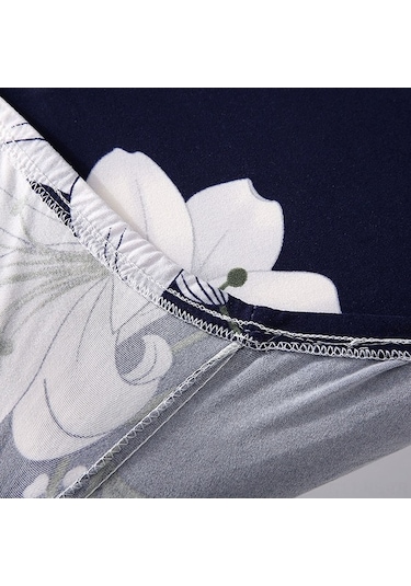 Flybuy Baskılı Yumuşak Süt İpeği Sandalye Kılıfı - Esnek & Koruyucu Koltuk Örtüsü, 38-45cm Boyutlu, Çok Renkli Seçenekler Çok Renkli