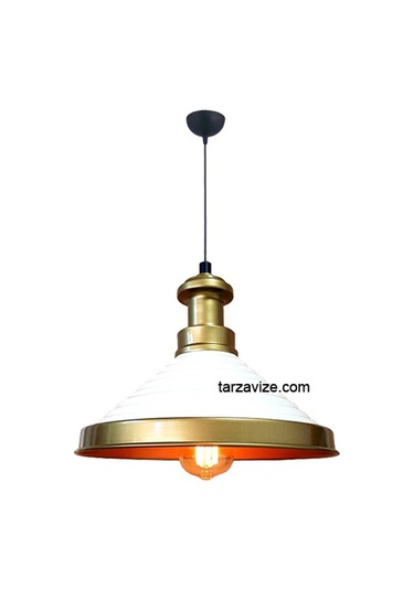 Tarzavize Trt16 Dekoratif Beyaz Retro Sarkıt Avize