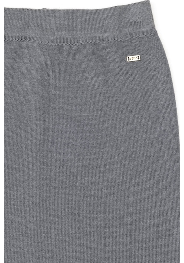 U.s. Polo Assn. Kız Çocuk Gri Melanj Etek Triko 50298585-vr086 Gri Melanj