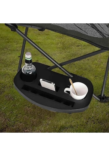 Bloomnest Sandalye Tepsi Bardak Tutucu - Sandalye Masa, Bardak Tutucu Tepsi, Plaj Sandalye, Kamp Sandalye Uyumlu, A1142 Altın-siyah Altın - Siyah