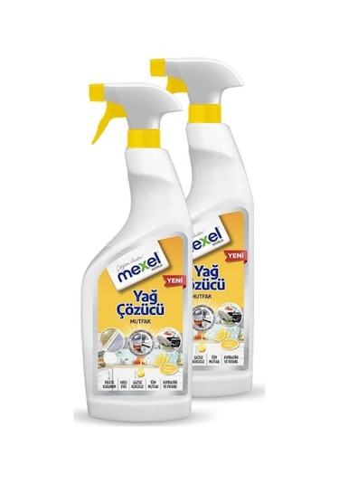 Güçlü Forte Yağ Çözücü Limon Kokulu 750 Ml 2'li 2'li Set