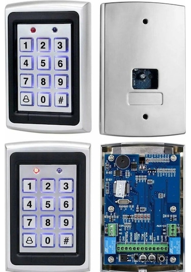 Su Geçirmez  Koruyucu Kapak Metal Rfid Elektronik Şifreli Kartlı