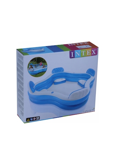 Intex 56475 Kolltuklu Şişme Havuz - Aile Havuzu Çok Renkli