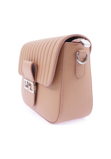 Dgn 3009-2168 Bayan Zincirli Omuz Askili Çanta 3009-2168-R12632 Ten