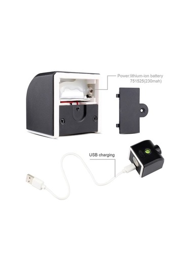 Pazly Mini Lazer Hizalayıcı - 45g, Manyetik, 2 Çapraz Çizgi, Kırmızı/yeşil Işık, 5v Şarjlı, Taşınabilir